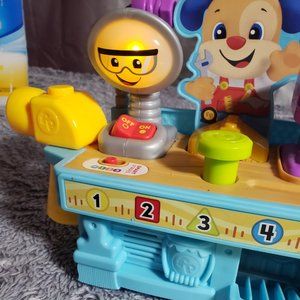 The Laugh & Learn Busy Learning Tool Bench from Fisher-Price